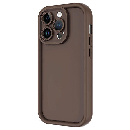 Apple iPhone 14 Pro ile Uyumlu Kılıf Kamera Korumalı Yüksek Kenarlı Kapak