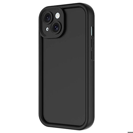 Apple iPhone 14 ile Uyumlu Kılıf Kamera Korumalı Yüksek Kenarlı Kapak