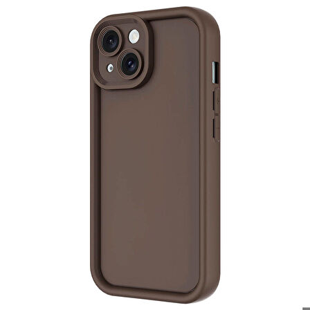 Apple iPhone 13 ile Uyumlu Kılıf Kamera Korumalı Yüksek Kenarlı Kapak