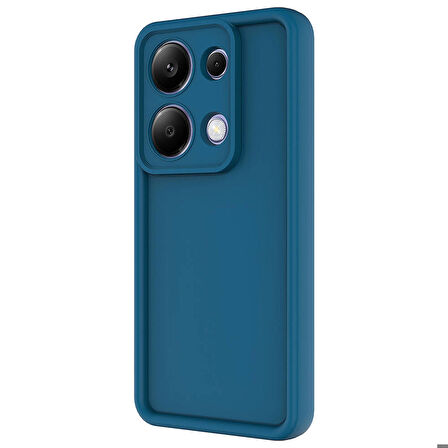 Xiaomi Poco M6 Pro 4G ile Uyumlu Kılıf Kamera Korumalı Yüksek Kenarlı Kapak