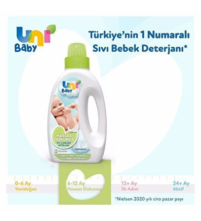 Uni Baby Hassas Dokunuş Sıvı Çamaşır Deterjanı 1500ml