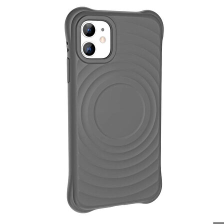 Apple iPhone 11 ile Uyumlu Magsafe Şarj Özellikli Airbagli Mat Görünümlü Kapak