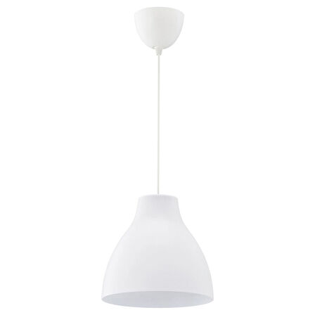 Sarkıt lamba, beyaz, 28 cm