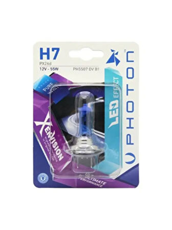 H7 12V 55W XEN VISION (TEKLI BLISTER)