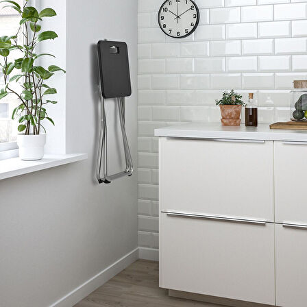 Katlanır tabure, siyah