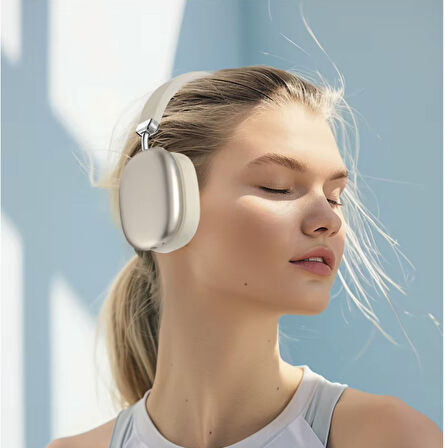 Ultra hassas gürültü önleme özellikli Bluetooth kulak üstü kulaklık uzun şarj süresi