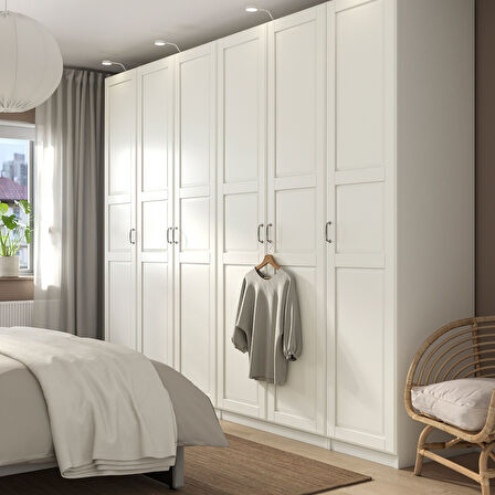 PAX gardırop, beyaz, 300x60x236 cm