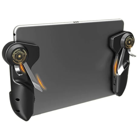 Tablet için 6 parmak tetik aparatı oyun aparatı joystick For İpad huawei samsung Tüm tabletler için tam uyumlu 