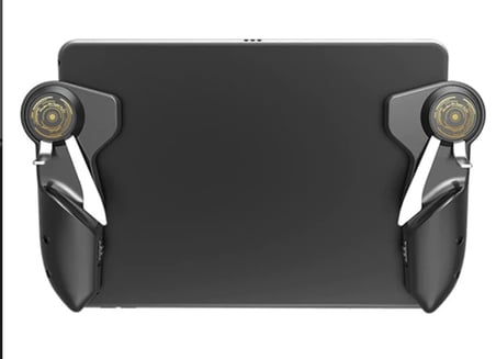 Tablet için 6 parmak tetik aparatı oyun aparatı joystick For İpad huawei samsung Tüm tabletler için tam uyumlu 