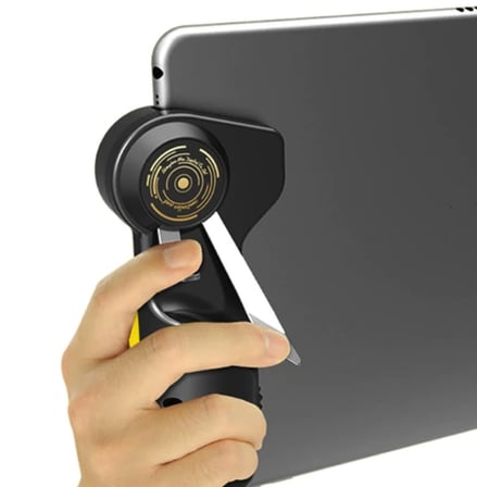 Tablet için 6 parmak tetik aparatı oyun aparatı joystick For İpad huawei samsung Tüm tabletler için tam uyumlu 