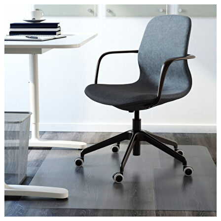 Çalışma sandalyesi, gunnared mavi-siyah, kolçaklı