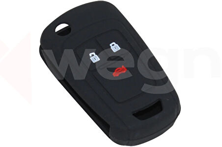 KONTAK ANAHTAR KUMANDA KORUYUCU KILIF SİLİKON SİYAH CHEVROLET CRUZE-AVEO AKSESUAR