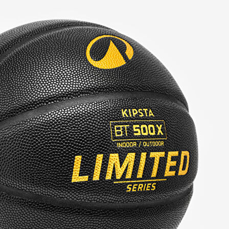Basketbol Topu - 7 Numara - Altın Rengi/Siyah - BT500 Grip