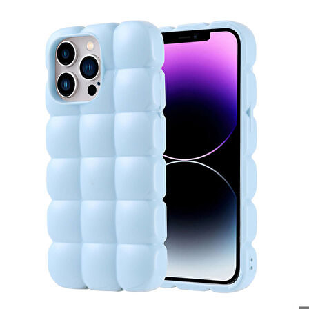 Apple iPhone 14 Pro Max ile Uyumlu Kılıf Parlak Esnek Silikon Kapak