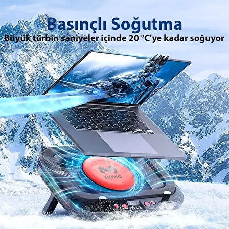 Bakır soğutma sistemi ultra güçlü bilgisayar laptop soğutucu stand 10 dereceye kadar soğutma