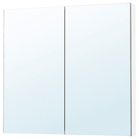 Banyo duvar dolabı, 100x15x95 cm, 2 ayna kapaklı