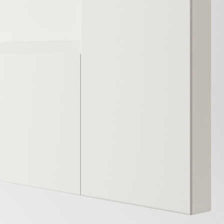 Gardırop kapağı, beyaz, 50x195 cm