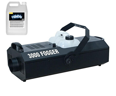 DJ PRO FG-3000 3000 WATT DMXLİ SİS MAKİNESİ+5 LİTRE ORTA SİS LİKİTİ