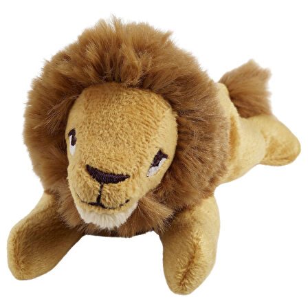 Yumuşak oyuncak, sarı-kahverengi, 13 cm, aslan