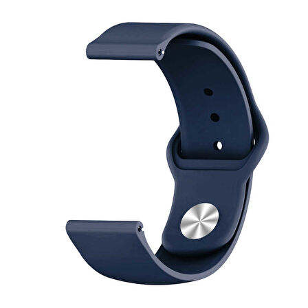 Samsung Galaxy Watch Active 2 40mm ile Uyumlu 20mm Silikon Kordon