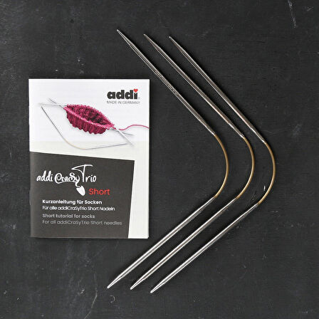 Addi CrasyTrio 3 lü 5 Mm 21 Cm Misinalı Çorap Şişi