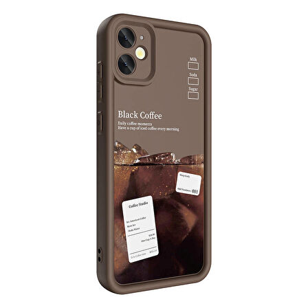 Apple iPhone 11 ile Uyumlu Kılıf Kamera Korumalı Yüzeyi Baskılı Arka Kapak