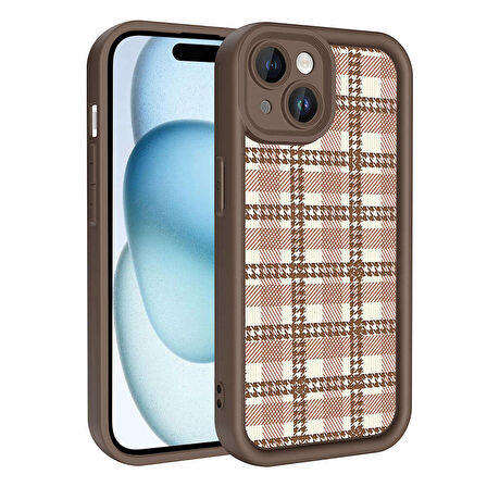 Apple iPhone 14 ile Uyumlu Kılıf Kamera Korumalı Yüzeyi Baskılı Arka Kapak