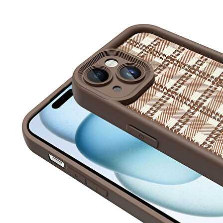 Apple iPhone 14 ile Uyumlu Kılıf Kamera Korumalı Yüzeyi Baskılı Arka Kapak