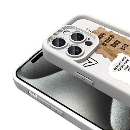 Apple iPhone 14 Pro Max ile Uyumlu Kılıf Kamera Korumalı Yüzeyi Baskılı Arka Kapak