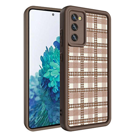 Samsung Galaxy S20 FE ile Uyumlu Kılıf Kamera Korumalı Yüzeyi Baskılı Arka Kapak