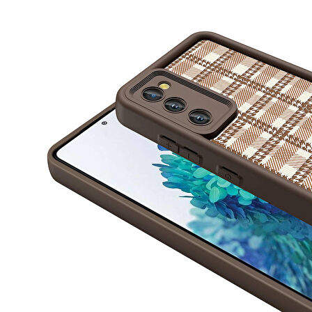 Samsung Galaxy S20 FE ile Uyumlu Kılıf Kamera Korumalı Yüzeyi Baskılı Arka Kapak