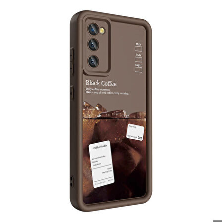 Samsung Galaxy S20 FE ile Uyumlu Kılıf Kamera Korumalı Yüzeyi Baskılı Arka Kapak