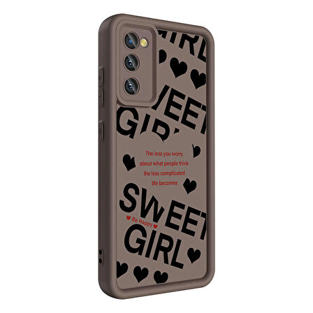 Samsung Galaxy S20 FE ile Uyumlu Kılıf Kamera Korumalı Yüzeyi Baskılı Arka Kapak