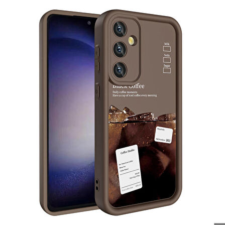 Samsung Galaxy S23 FE ile Uyumlu Kılıf Kamera Korumalı Yüzeyi Baskılı Arka Kapak
