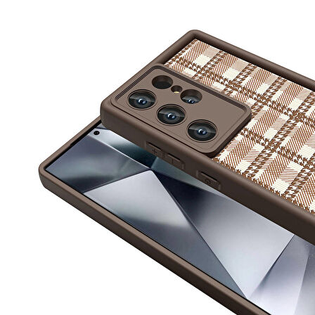 Samsung Galaxy S23 Ultra ile Uyumlu Kılıf Kamera Korumalı Yüzeyi Baskılı Arka Kapak