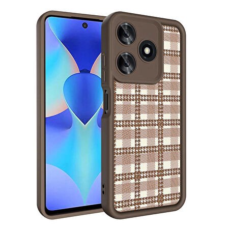 Tecno Spark 10C ile Uyumlu Kılıf Kamera Korumalı Yüzeyi Baskılı Arka Kapak