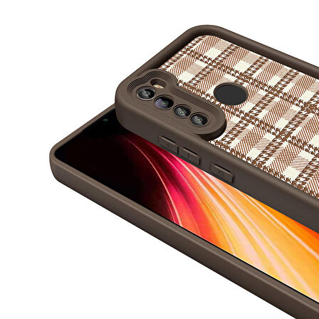 Xiaomi Redmi Note 8 ile Uyumlu Kılıf Kamera Korumalı Yüzeyi Baskılı Arka Kapak