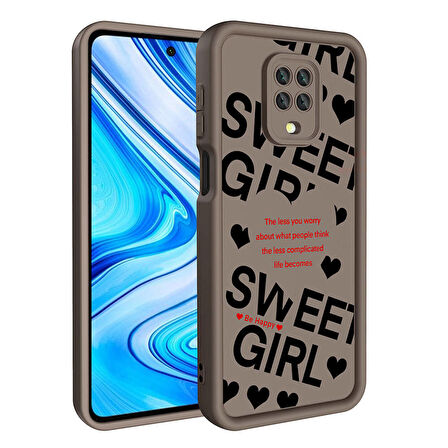 Xiaomi Redmi Note 9 Pro ile Uyumlu Kılıf Kamera Korumalı Yüzeyi Baskılı Arka Kapak