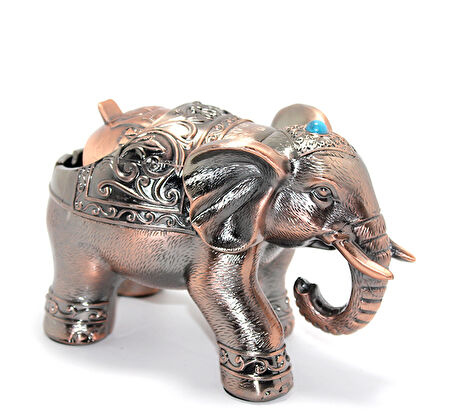 Metal Fil Figürlü Küllük Model 1 