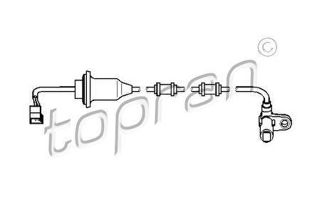 ABS SENSORU ARKA SAG MERCEDES S-CLASS W220 C215 A2205400517