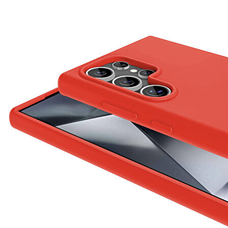 Samsung Galaxy S24 Uyumlu Kılıf Magsafe Şarj Özellikli Sıvı Teknolojili Silinebilir Sert Kapak