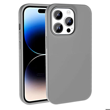 Apple iPhone 14 Pro Uyumlu Kılıf Magsafe Şarj Özellikli Sıvı Teknolojili Silinebilir Sert Kapak