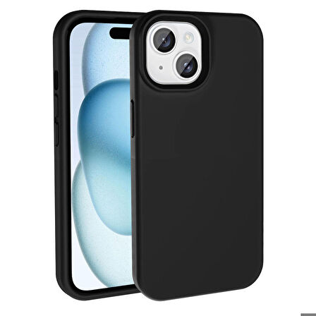 Apple iPhone 14 Uyumlu Kılıf Magsafe Şarj Özellikli Sıvı Teknolojili Silinebilir Sert Kapak