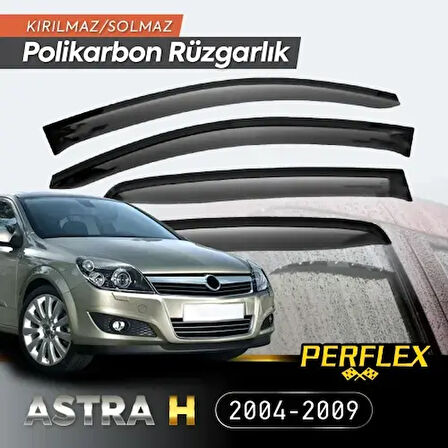 Perflex Polikarbon Kırılmaz Rüzgarlık V2 Mugen Opel Astra H 2004-2009