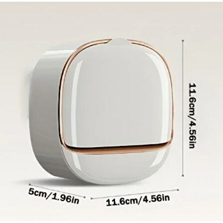 Drenaj Hazneli Kapaklı Katı Sabunluk 