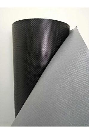 36 Cm X 5 Metre Siyah Kabartma Nokta Desenli Çekmece Içi Kaydırmaz Halı , Çekmece Halısı