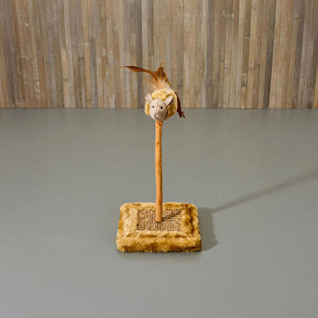 Sesli Oyuncaklı Kedi Tırmalama Tahtası 