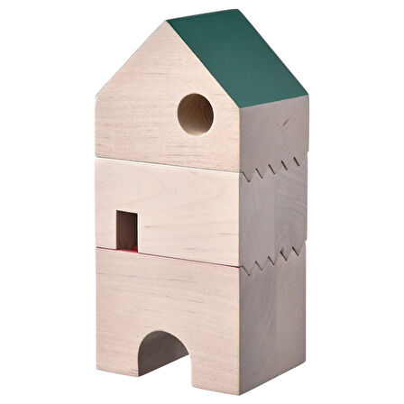 Dekoratif aksesuar, masif ahşap, 14 cm