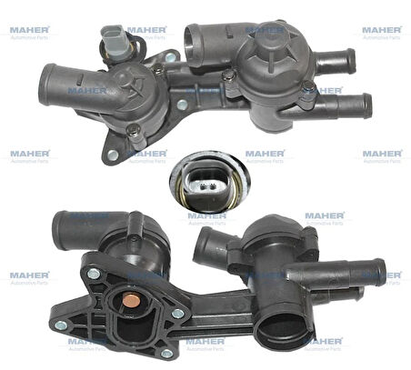 TERMOSTAT KOMPLE GOLF / A3 / JETTA / PASSAT 2007-2014 CAXA 1.4 TSI 03C121111T