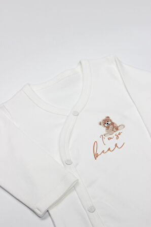 Bistyle I Am So Bear Uzun Kol Badi 17107 Bej-Ekru